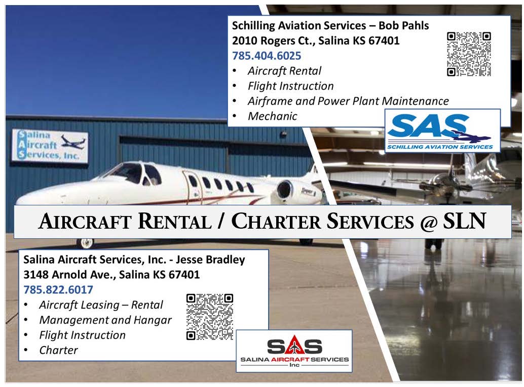 Aircraft Rental And Charter Services At SLN Flyer